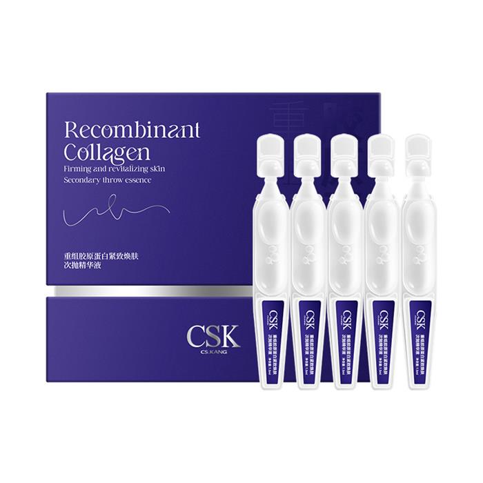 Recombinant collagen secondary throw essence