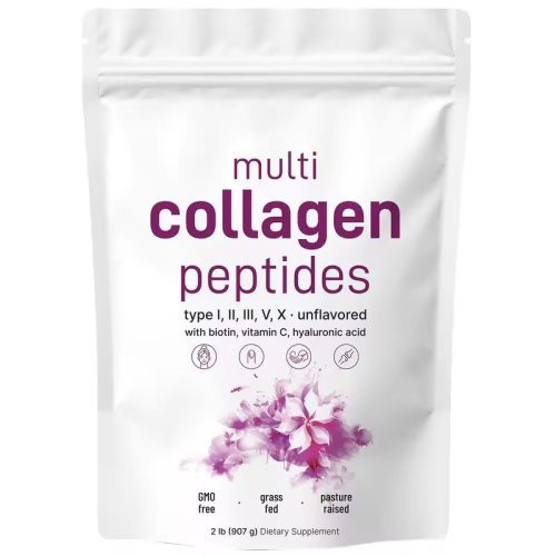 Multi Collagen Peptide Powder: Skin Nail Hair Support