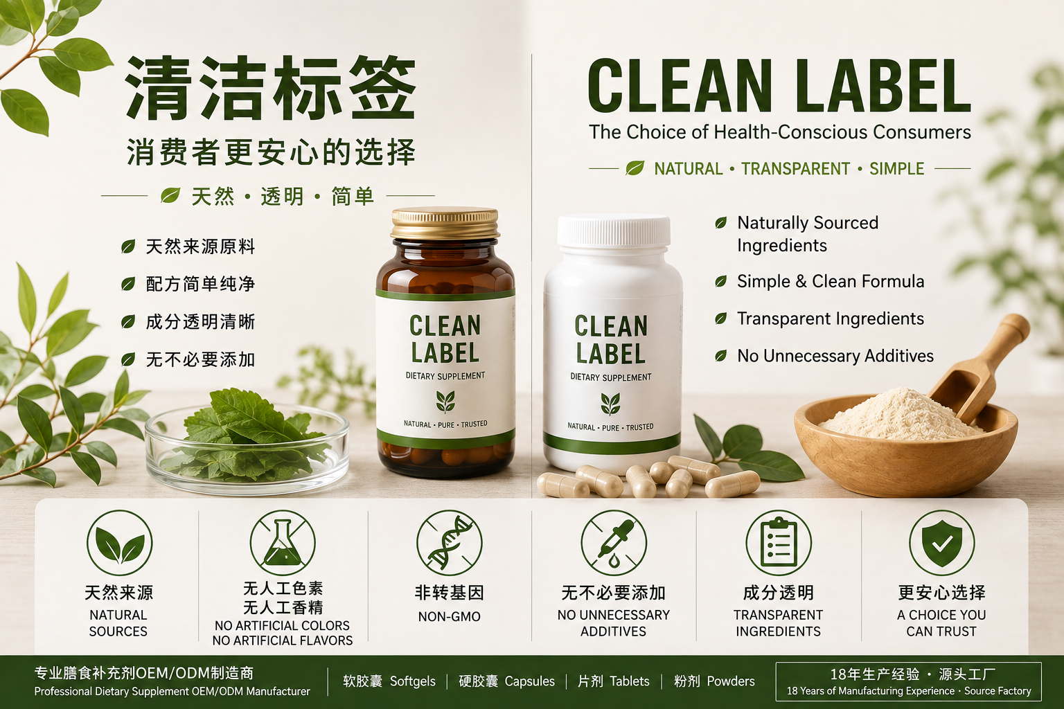 Why Consumers Prefer Clean Label Supplements？