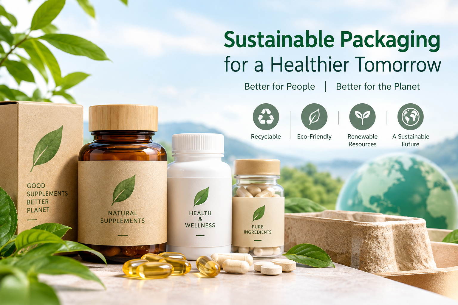 Why Sustainable Packaging Matters for Supplements?